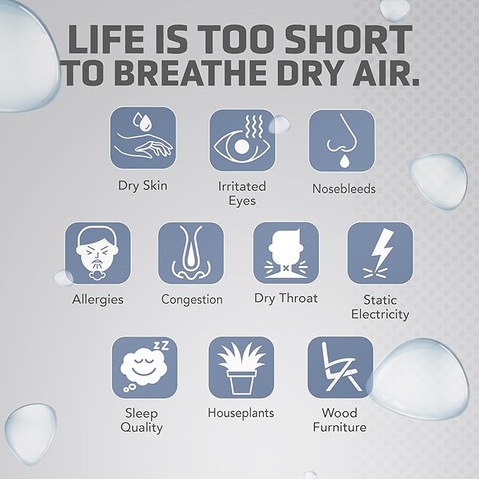 PureGuardian 30-Hour 0.80 Gal. Top Fill Cool Mist Ultrasonic Humidifier - Image 7