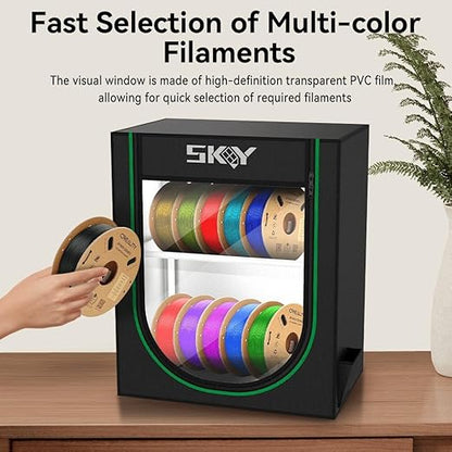 3D Printer 10 roll Pack Storage Box, 3D Printing Filament Storage Rack - Image 6