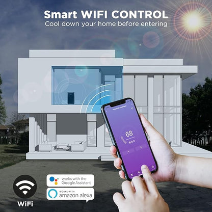 TURBRO 14, 000 BTU Smart WiFi Portable Air Conditioner, Cooling up to 600 Sq Ft - Image 3