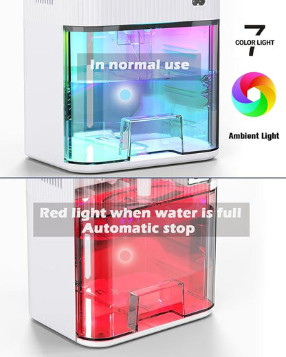 Portable Dehumidifier for Small Room, Bathroom & Closet | 91 OZ Tank | Compact - Image 8
