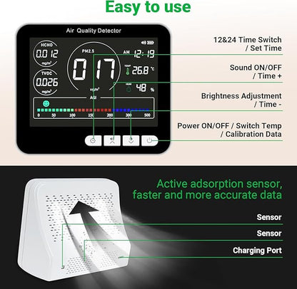 14 in 1 Air Quality Monitor Indoor - Image 4