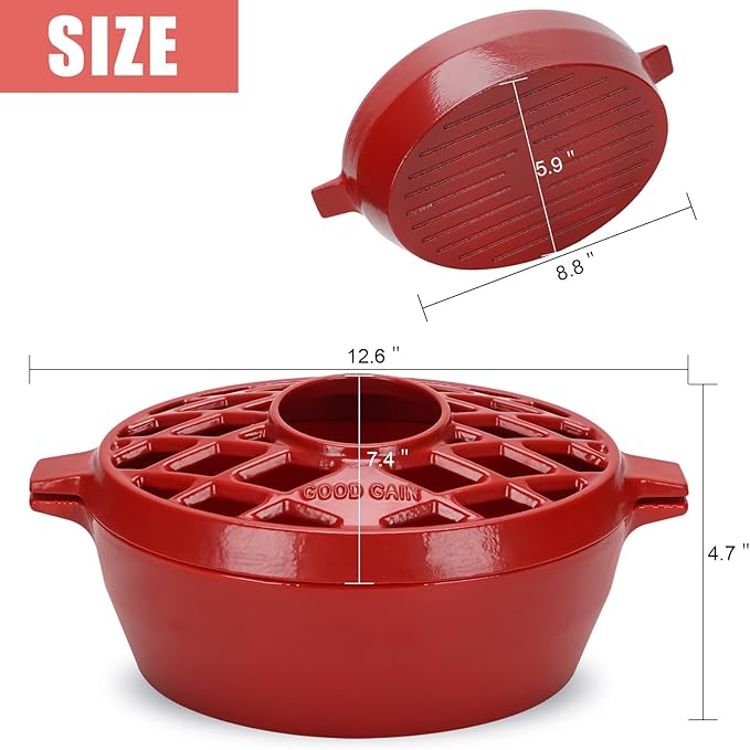 G Good Gain Wood Stove Steamer, Fireplace Humidifier, Cast Iron Humidifier - Image 6