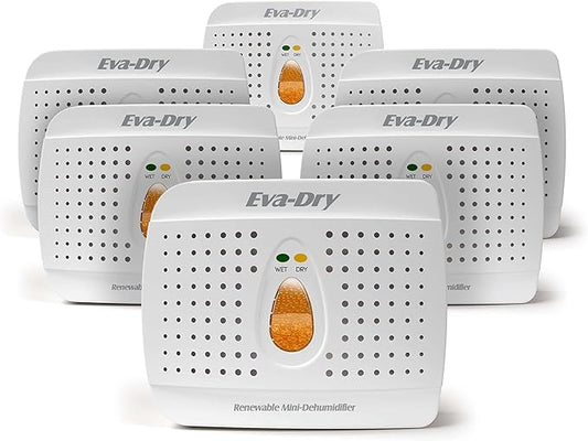 Eva-Dry E-333 Wireless Mini Dehumidifier. Top Moisture Absorber by EVADRY
