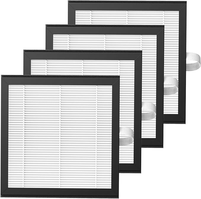 4 Pack DH02 H13 HEPA Replacement Filter Compatible by JORAIR