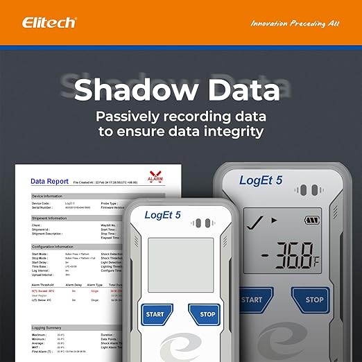 Elitech Bluetooth Temperature Humidity Data Logger FDA Standards, - Image 3