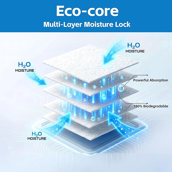 Natural Wood Pulp Moisture Absorbers, Premium Moisture Absorption Desiccants - Image 4