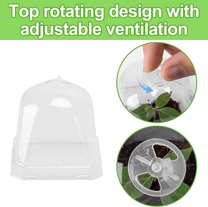 EBaokuup 30PCS Clear Plant Nursery Pots - Image 3