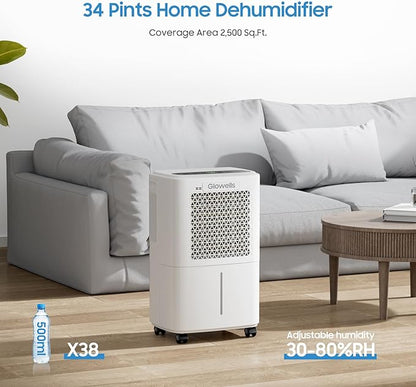 2500 Sq.Ft Dehumidifiers for Home Basement - Image 3