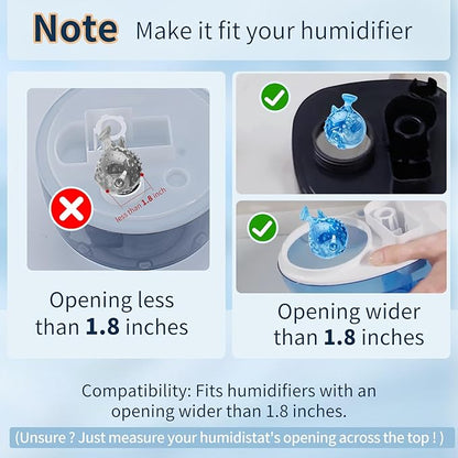 12-Pack Universal Humidifier Cleaning Fish Compatible - Image 2