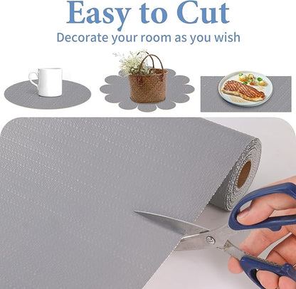 Shelf Liners for Kitchen Cabinets Non Adhesive Drawer Liner 23.6in x 20FT Pure - Image 6
