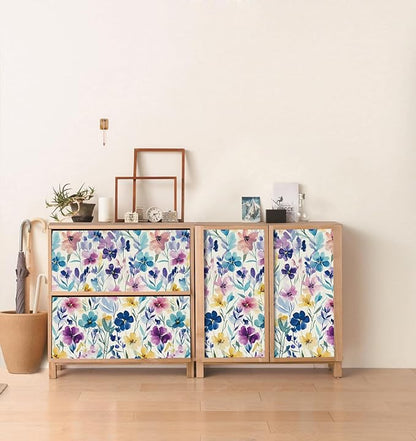 Boho Chic Botanical Shelf Liner Contact Paper Peel and Stick Floral Contact - Image 2