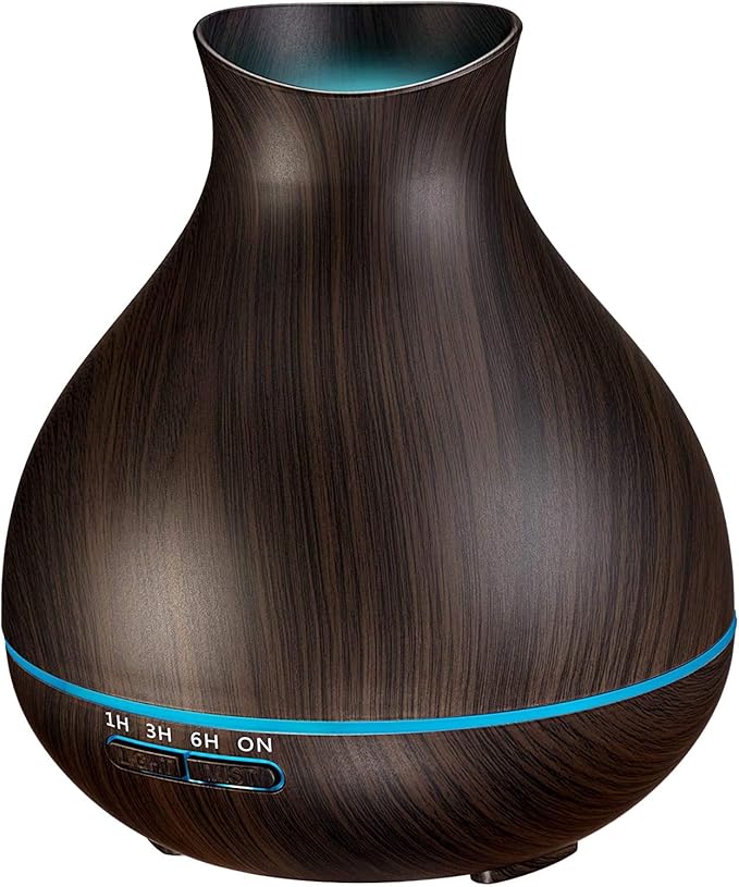BZseed Aromatherapy Essential Oil Diffuser, 550ml Ultrasonic Fragrant Oil Large by BZseed+Diffuser