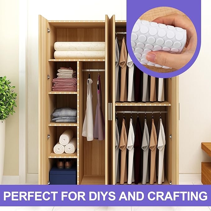 456 Pcs Small Felt Furniture Pads, Self-Adhesive EVA Foam Dot Circles, Round - Image 6