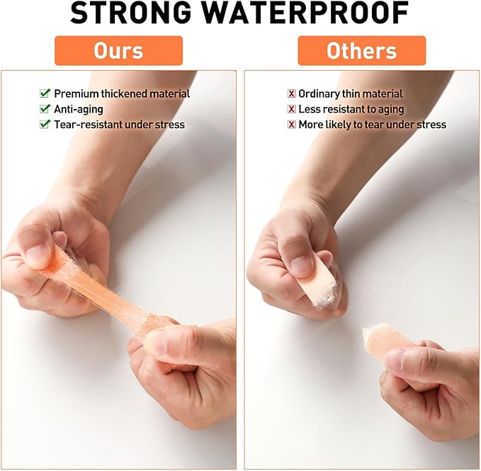 MAXWAVE 17 Inch x 150 Ft Waterproof Underlayment Uncoupling Membrane PE Fabric - Image 2