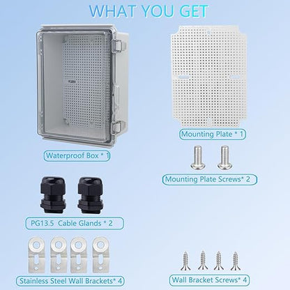 IP67Junction Box, ABS Plastic Outdoor Waterproof Box Electrical Enclosure - Image 5