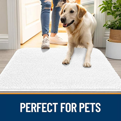 OLANLY Dog Door Mat for Muddy Paws 36x24, Absorbs Moisture and Dirt, Absorbent - Image 6