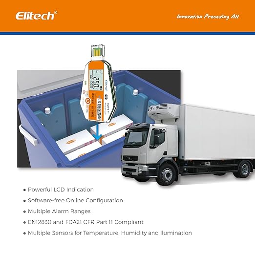 Elitech WHO PQS Certificated Temperature Humidity Data Logger - Image 5