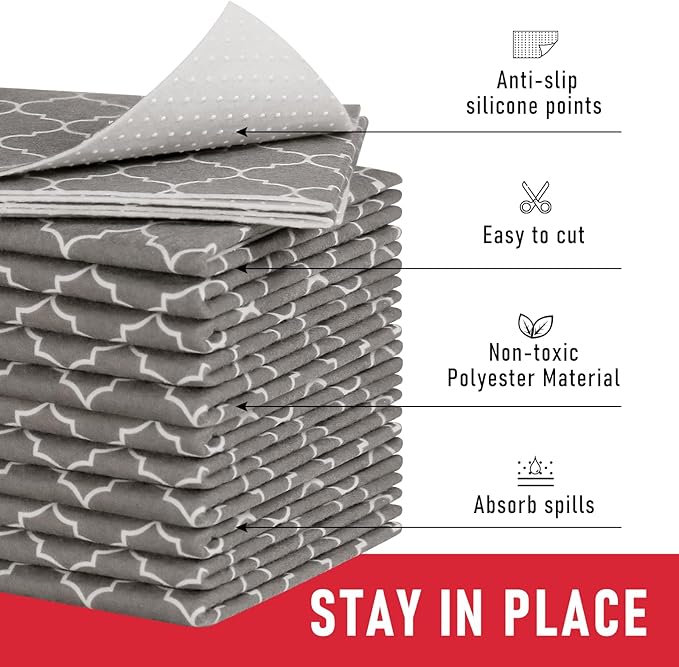 Cooyes Drawer Liner for Shelf and Refrigerator, 2 in 1 Fridge Drawer Liners & - Image 7