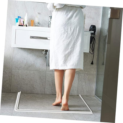 Housoutil 3pcs Self-adhesive Bathroom Strip Water Retaining Strip - Image 2