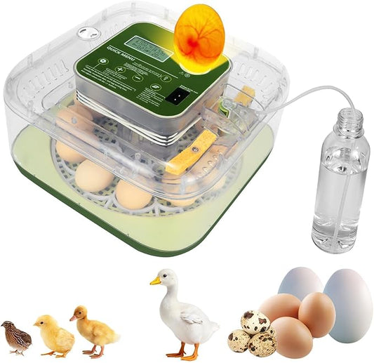 2026 New Auto 12-Egg Incubator for Beginners, Automated Incubation, by ZEMIROCHARGE