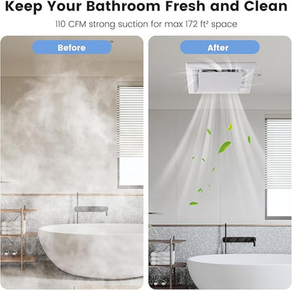 Bathroom Exhaust Fan for Ceiling Mount, Household Bath Vent Ventilation Fans - Image 5