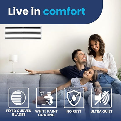 30x10 Inch Air Return Vent Cover Decorative – Premium Aluminum AC Vent Cover - Image 7