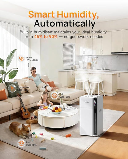 Mifasol Humidifier Large Room, 5.3Gal/20L Warm & Cool Mist Humidifiers - Image 4