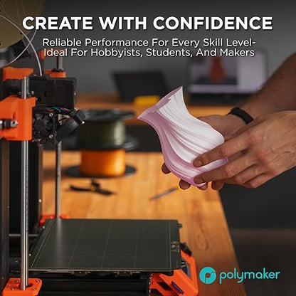 Polymaker Matte PLA Filament Cotton White 1.75mm 1kg 3D Printing Filament - Image 7