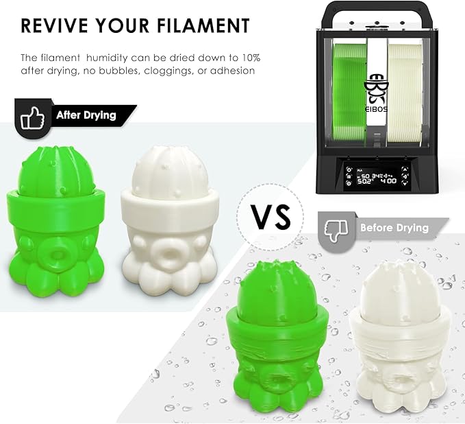 【EIBOS Upgraded 2026】 3D Printer Filament Dryer Box Polyphemus - Image 4