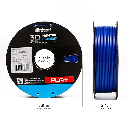 INLAND Micro Center PLA+ 3D Printing Filament 1.75mm - Image 4