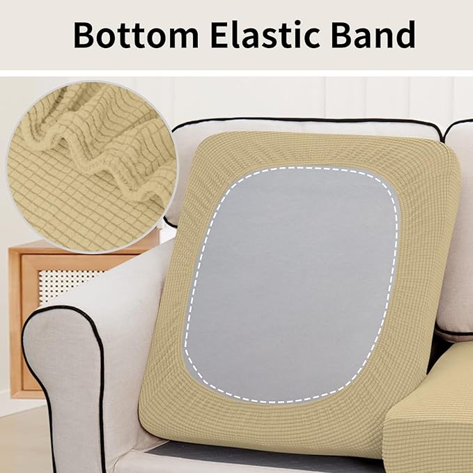 Easy-Going Stretch Individual Chair Couch Cushion Cover Sofa Cushion Furniture - Image 4