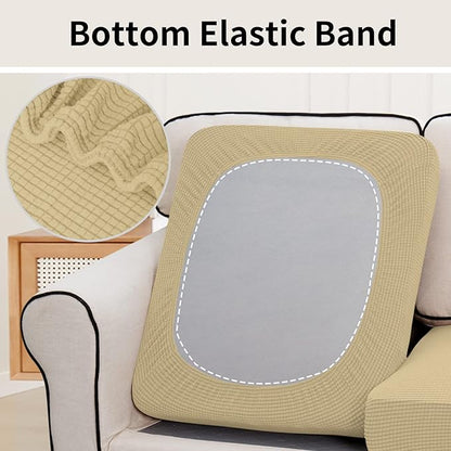 Easy-Going Stretch Individual Chair Couch Cushion Cover Sofa Cushion Furniture - Image 4