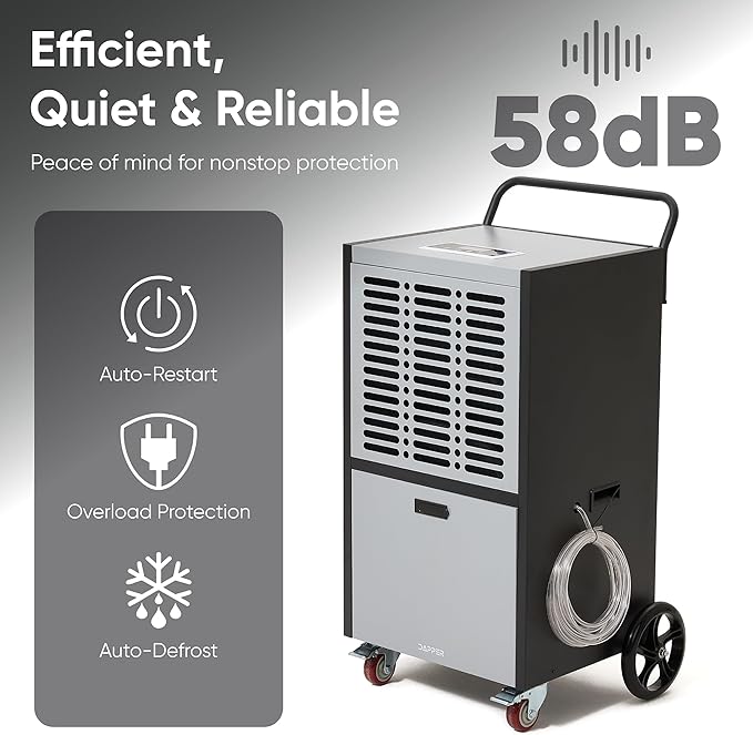 290 Pints Commercial Dehumidifier - Image 6