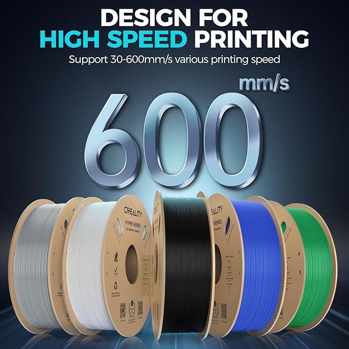Creality PETG Filament, Hyper 1.75 mm 1 kg PETG: High-Speed 3D Printer Filament - Image 2