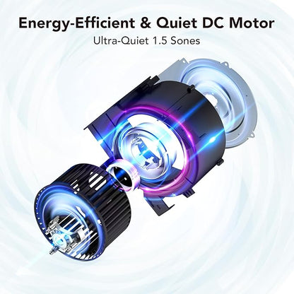 OREiN 2-in-1 Bathroom Exhaust Fan - Image 7