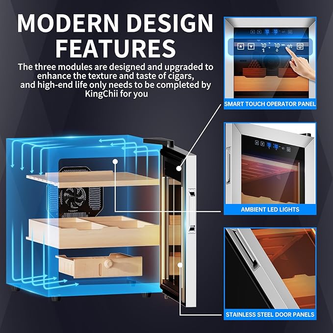 KingChii Upgrade 50L Temperature & Humidity Control Cabinet, Built-in - Image 3