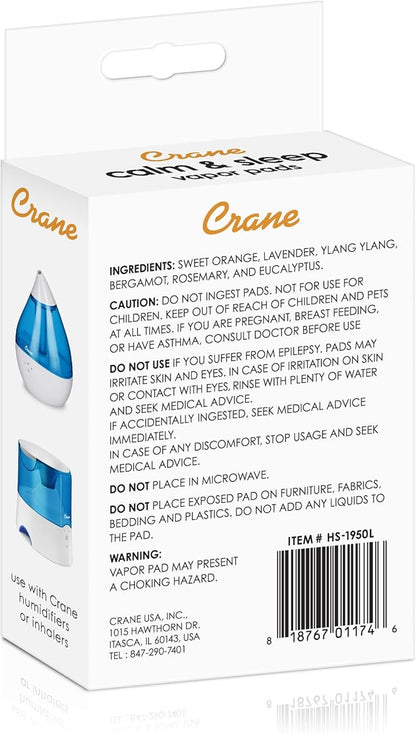 Crane Natural Lavender Orange Humidifier Pads - Image 3