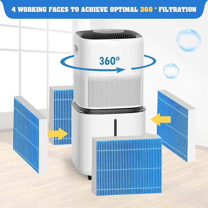 4-Pack Replacement Humidifier Filters Compatible - Image 8
