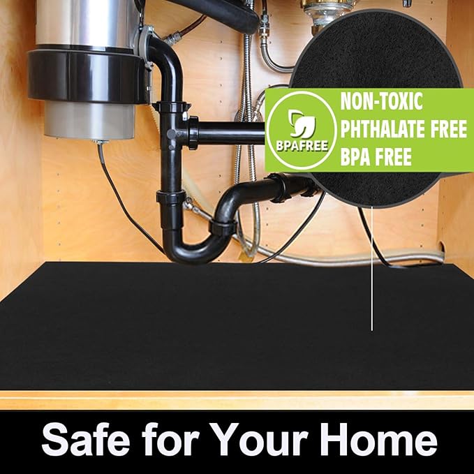 AiBOB Waterproof Under Sink Mat, Absorbent Quick Dry Sink Liners Protect - Image 7