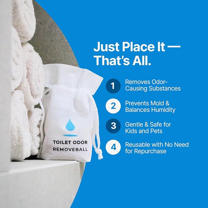 Odor Absorber Balls Clean Cotton Blue and Scentpuri Set - Image 6