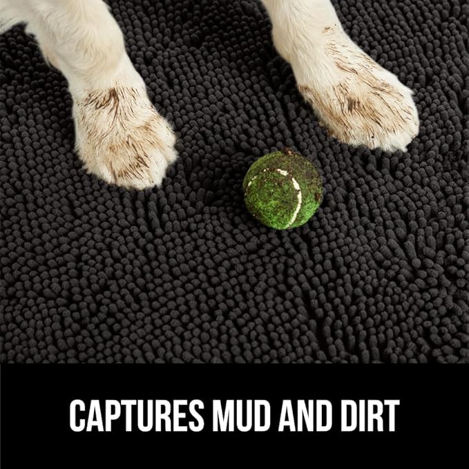 GORILLA GRIP SOAKSTOPPER Dog Door Mat, 60x36 Machine Washable Rug Absorbent - Image 3