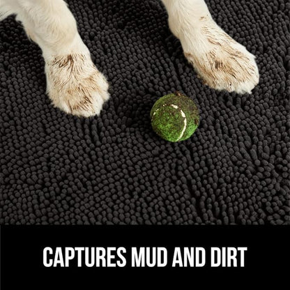 GORILLA GRIP SOAKSTOPPER Dog Door Mat, 48x30 Machine Washable Rug Absorbent - Image 4