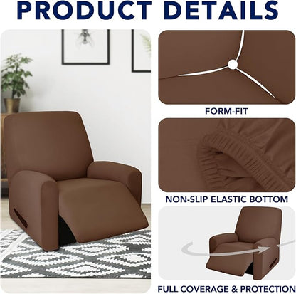 PureFit 100% Dual Waterproof Recliner Cover, Waterproof Couch Cover - Image 4