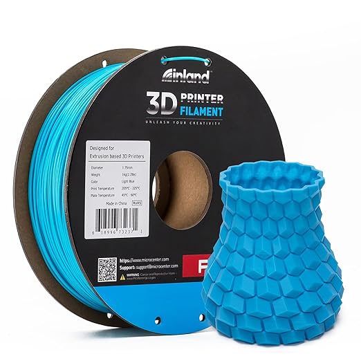 INLAND Micro Center PLA+ 3D Printing Filament 1.75mm by INLAND