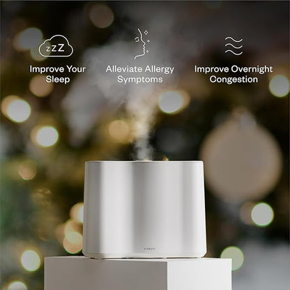 Vitruvi Cloud Bedside Humidifier, 24 Hr Run Time, 602ft Coverage, Large Home - Image 3