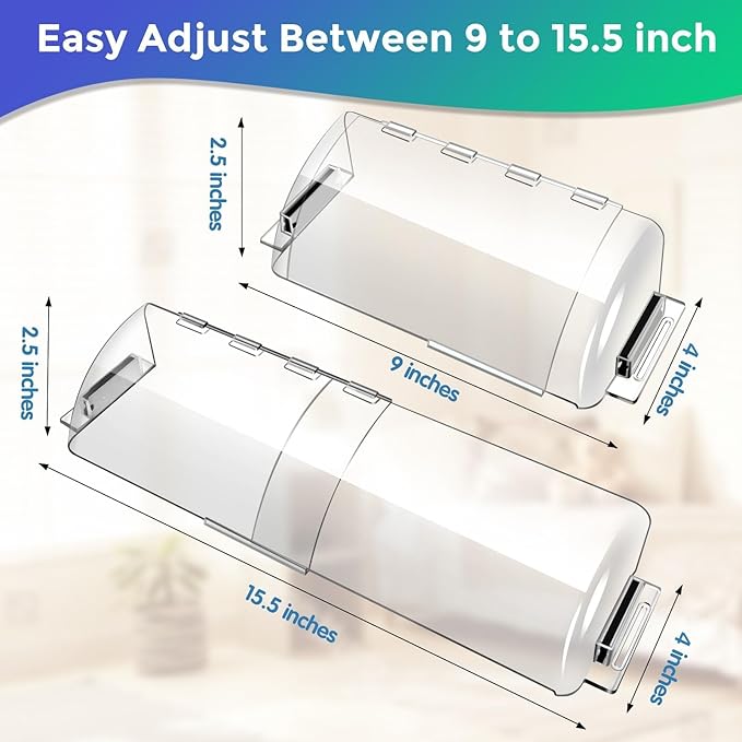 Adjustable Air Vent Deflectors, 4 Pack Widen Magnetic Heat and Vent Deflector - Image 2