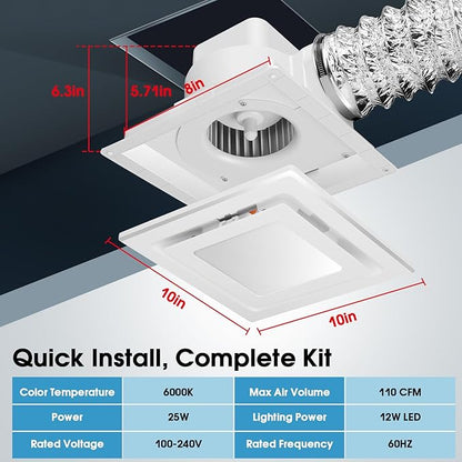 FEITON Bathroom Exhaust Fan - Image 5