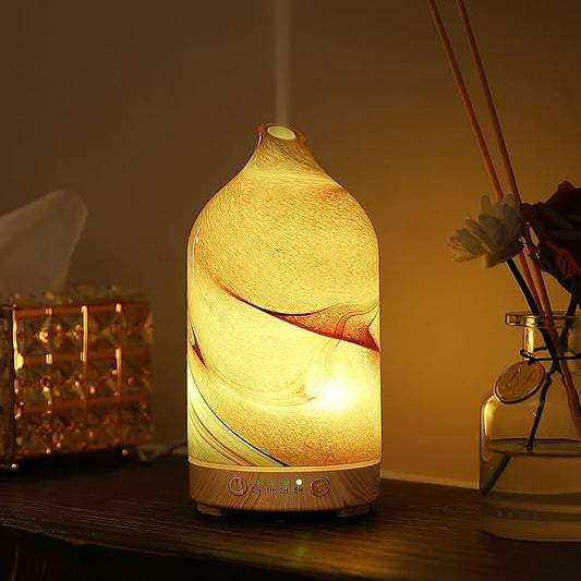 Essential Oil Diffuser Hand Blown Glass Aromatherapy Diffuser by inrorans