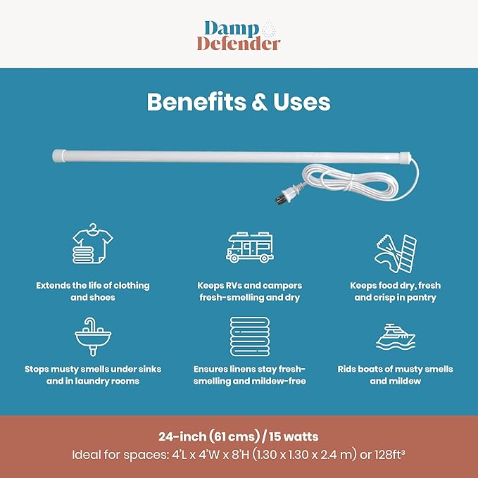 Damp Defender by Dampp-Chaser – Compact Dehumidifier - Image 3