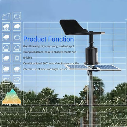 Wind Direction Sensor, 360 Degree Wind Direction Transmitter - Image 6